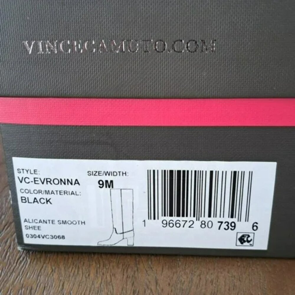 Vince Camuto Evronna Tall Boots - Color: Black - Size: Women 9 - Picture 11 of 11